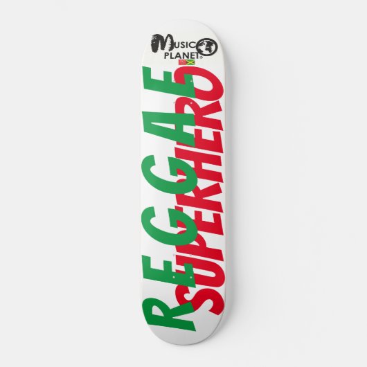 REGGAE SUPERHELD / TST Skateboard (Voorkant)