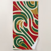 Reggae Tribal Pop Art Strandlaken (Voorkant)