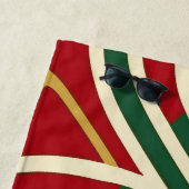 Reggae Tribal Pop Art Strandlaken (In situ)