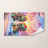 Reggae Turtles – Eiland Vibes Voor Altijd. Bad Handdoek (Handdoek)