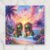 Reggae Turtles – Eiland Vibes Voor Altijd. Bedankjes Labels (Achterkant)