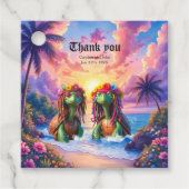 Reggae Turtles – Eiland Vibes Voor Altijd. Bedankjes Labels (Voorkant)