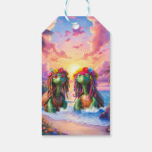 Reggae Turtles – Eiland Vibes Voor Altijd. Cadeaulabel (Achterkant)