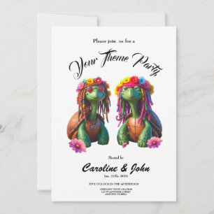 Reggae Turtles – Eiland Vibes Voor Altijd Kaart