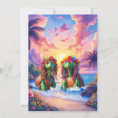 Reggae Turtles – Eiland Vibes Voor Altijd Kaart (Achterkant)