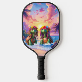 Reggae Turtles – Eiland Vibes Voor Altijd. Pickleball Paddle