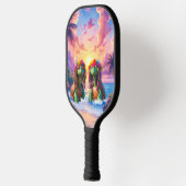 Reggae Turtles – Eiland Vibes Voor Altijd.  Pickleball Paddle (Links)
