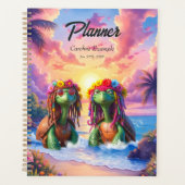 Reggae Turtles – Eiland Vibes Voor Altijd. Planner (Voorkant)