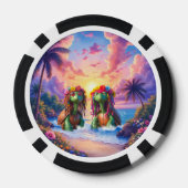 Reggae Turtles – Eiland Vibes Voor Altijd. Poker Chips (Achterkant)