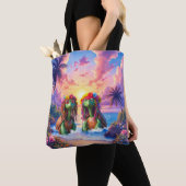 Reggae Turtles – Eiland Vibes Voor Altijd.  Tote Bag (Dichtbij)