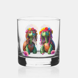 Reggae Turtles – Eiland Vibes Voor Altijd. Whisky Glas