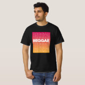 Reggae Typography T-shirt (Voorkant volledig)