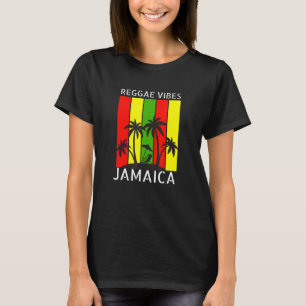 Reggae Vibes Mannen Vrouwen Jamaica Reggae Muziek T-shirt