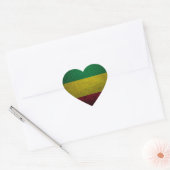 Reggae Vibrations - One love - jah Rasta Sticker (Envelop)