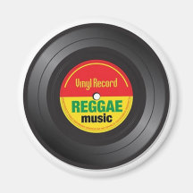 Reggae Vinyl 45 Magnet
