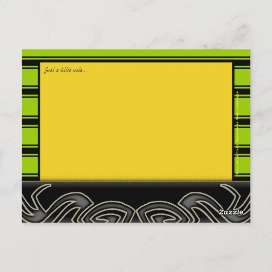  Reggae Vinyl Record Persoonlijke Briefkaarten (Achterkant)