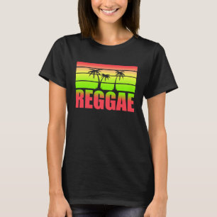 Reggae Vlag Jamaicaanse Vakantie Wah Gwan Rasta Ru T-shirt