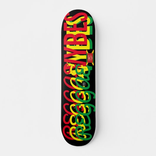 REGGAE VYBZ JMT 7 3/4-inch skateboard Deck (Voorkant)
