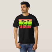 Reggae Wah Gwan Ja Mon Jamaica Rastafari Rasta T-shirt (Voorkant volledig)