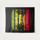 Reggae Weapon tegen racisme Wandkleed (Voorkant (horizontaal))