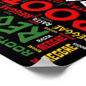 Reggae WordArt Poster (Hoek)