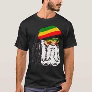 Reggae Xmas Santa Rasta Kerstmis Rasta Rastafari T-shirt
