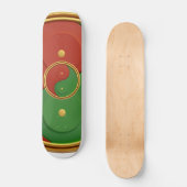 Reggae Yin & Yang Persoonlijk Skateboard (Voorkant)