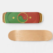 Reggae Yin & Yang Persoonlijk Skateboard (Horizontaal)