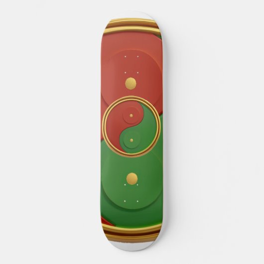 Reggae Yin & Yang Persoonlijk Skateboard (Voorkant)