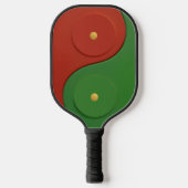 Reggae Yin & Yang Pickleball Paddle (Voorkant)