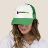 ReggaeBrand.com Trucker Hat (groen) Pet (In situ)