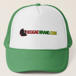 ReggaeBrand.com Trucker Hat (groen) Pet