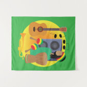 Reggaemuziek Wandkleed (Voorkant (horizontaal))