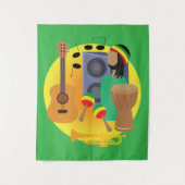 Reggaemuziek Wandkleed (Voorkant)