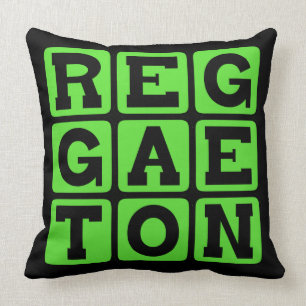 Reggaeton, Music Genre Kussen