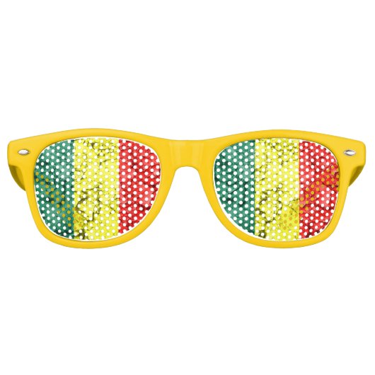  reggagevlag retro zonnebril (Voorkant)