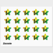 reggastralen ster sticker (Vel)
