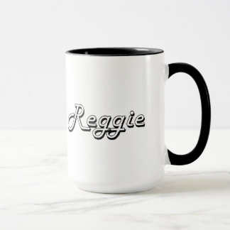 Reggie Classic Retro Name Design Mok