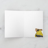 Reggie de goudvinkkaart kaart (Binnen)