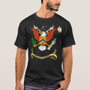 Regimental Colours 3e Squadron 7e Cavalerie Regime T-shirt