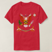 Regimental Colours 3e Squadron 7e Cavalerie Regime T-shirt (Design voorkant)