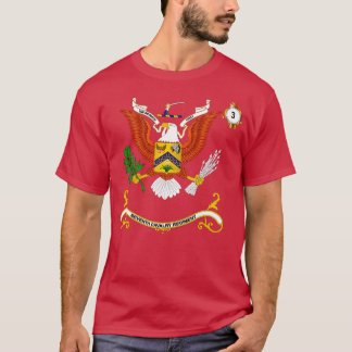 Regimental Colours 3e Squadron 7e Cavalerie Regime T-shirt