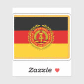 Regimentele kleuren van NVA (Oost-Duitsland) Sticker (Vel)