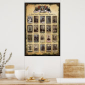 Regiments voor Hoogland & Lowland van Koningin Vic Poster (Keuken)