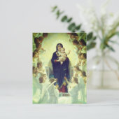 Regina Angelorum - William-Adolphe Bouguereau Briefkaart (Staand voorkant)