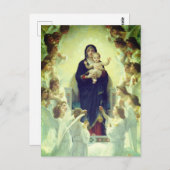 Regina Angelorum - William-Adolphe Bouguereau Briefkaart (Voorkant / Achterkant)