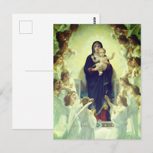 Regina Angelorum - William-Adolphe Bouguereau Briefkaart (Voorkant / Achterkant)