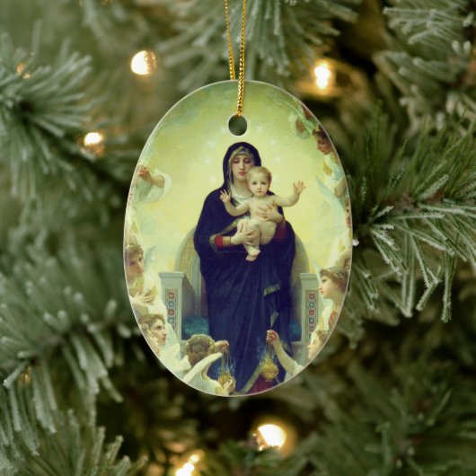 Regina Angelorum - William-Adolphe Bouguereau Keramisch Ornament (Boom)
