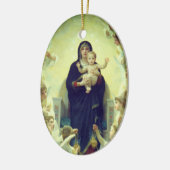 Regina Angelorum - William-Adolphe Bouguereau Keramisch Ornament (Links)