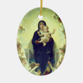 Regina Angelorum - William-Adolphe Bouguereau Keramisch Ornament (Voorkant)